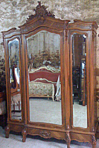 french antique 3 door armoire